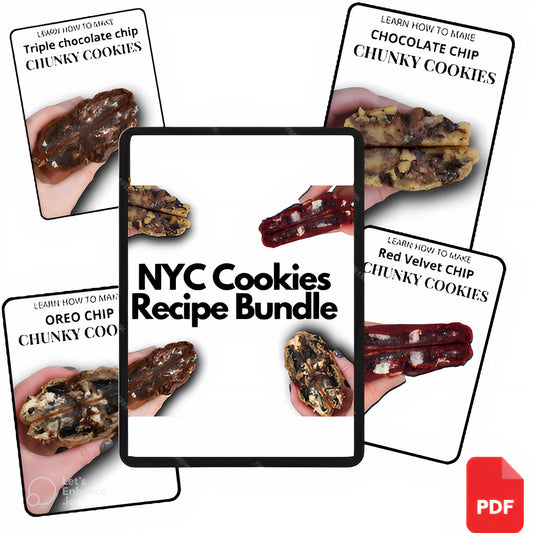 NYC chunky Cookies Recipes Bundle